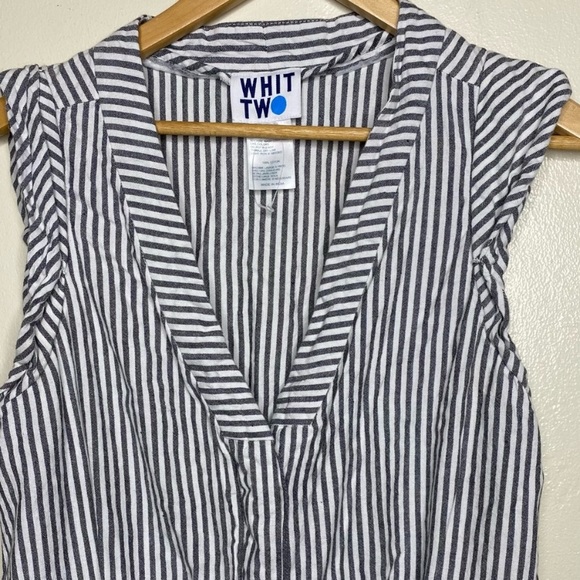 Anthropologie Whit Two Tiley Romper size 12P - Picture 7 of 7